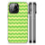 iPhone 14 Pro Max Back Case Waves Green