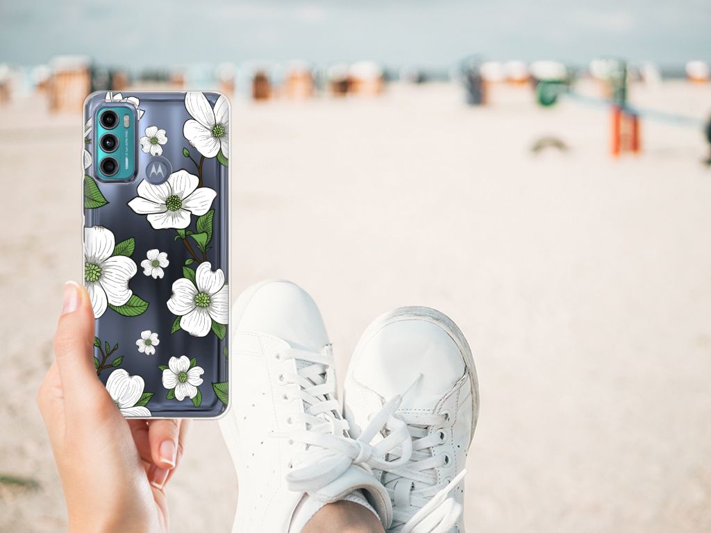 Motorola Moto G60 TPU Case Dogwood Flowers B2C Telecom