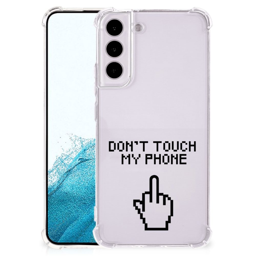 Samsung Galaxy S22 Plus Anti Shock Case Finger Don't Touch My Phone B2C Telecom