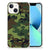 iPhone 13 Doorzichtige Silicone Hoesje Army Dark B2C Telecom