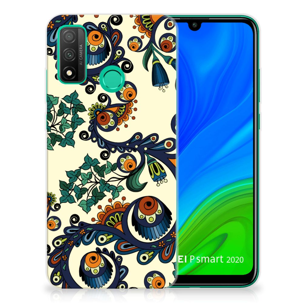 Siliconen Hoesje Huawei P Smart 2020 Barok Flower