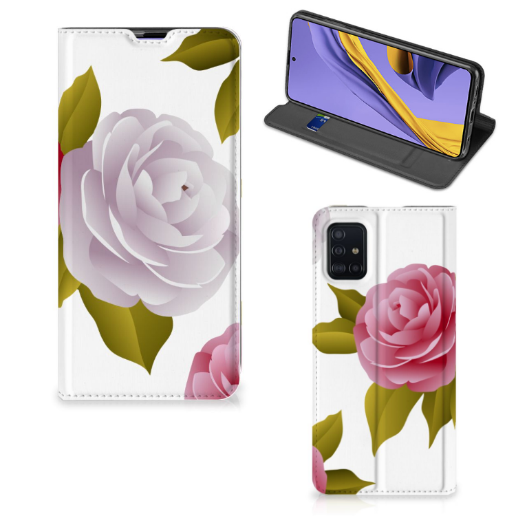 Samsung Galaxy A51 Smart Cover Roses - B2C Telecom