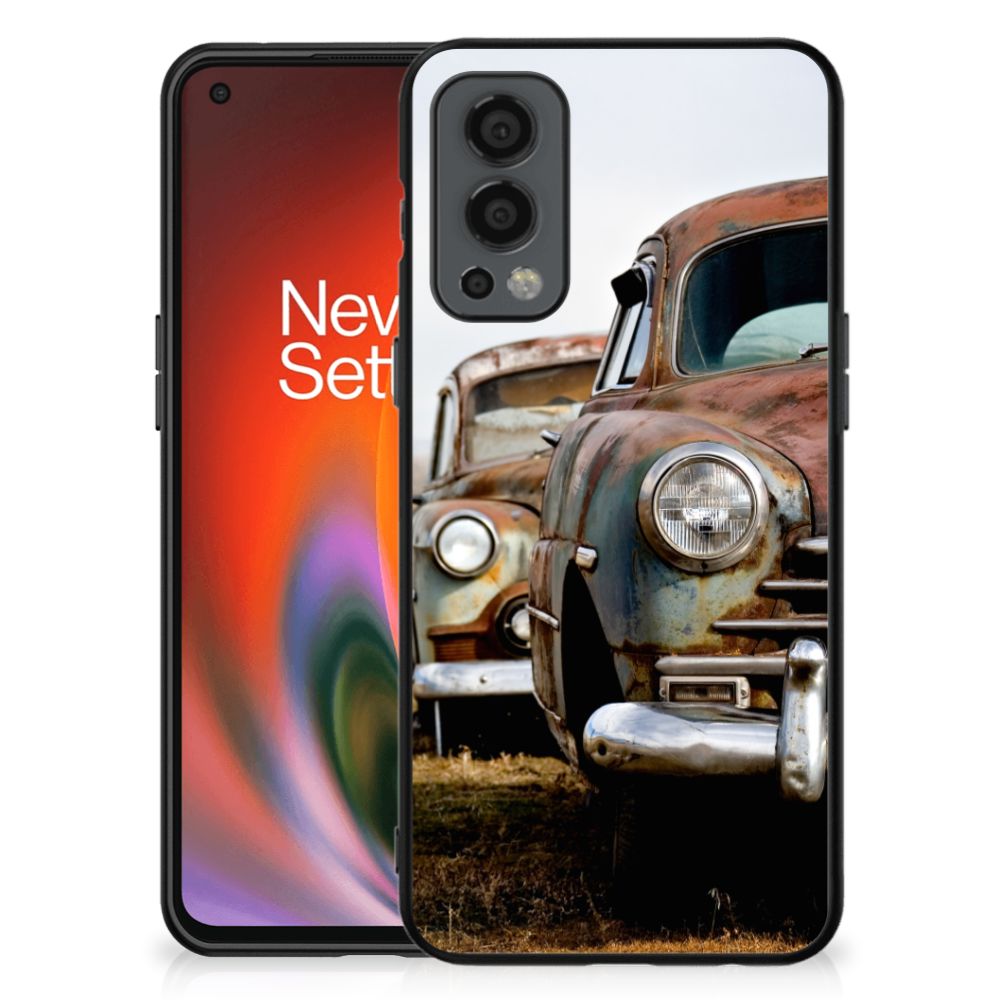 OnePlus Nord 2 Silicone Back Case Vintage Auto