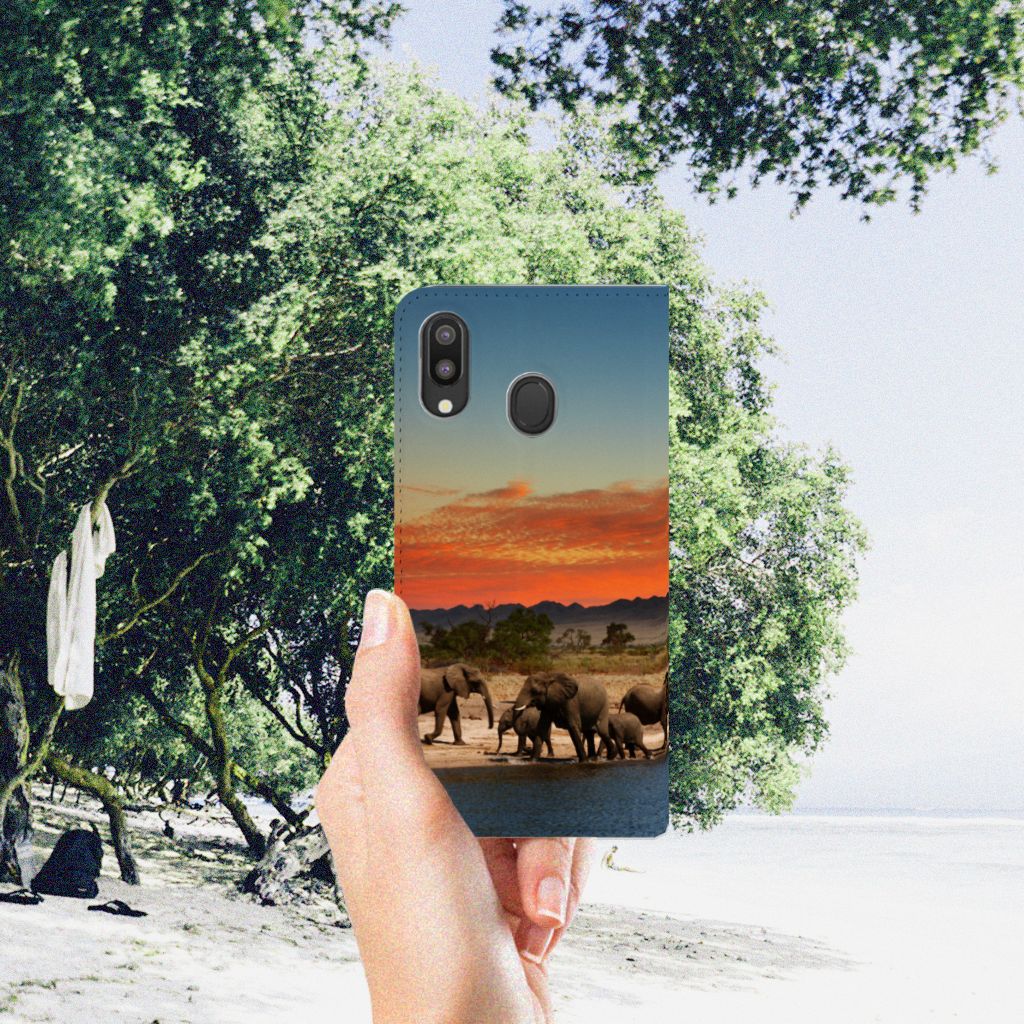 Samsung Galaxy M20 Hoesje maken Olifanten