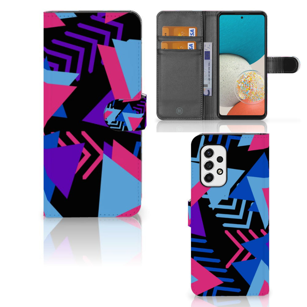 Samsung Galaxy A53 Book Case Funky Triangle