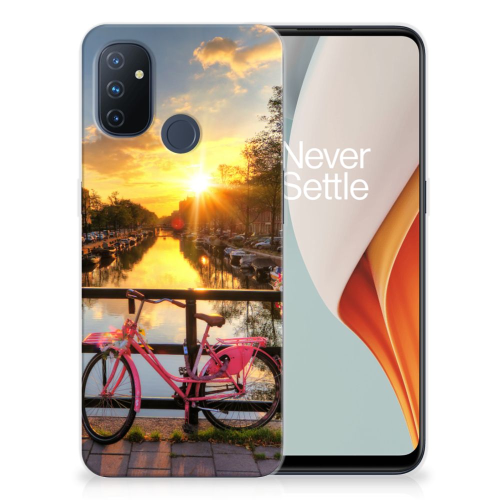 OnePlus Nord N100 Siliconen Back Cover Amsterdamse Grachten B2C Telecom