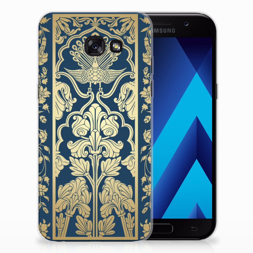 Samsung Galaxy A5 2017 TPU Case Beige Flowers