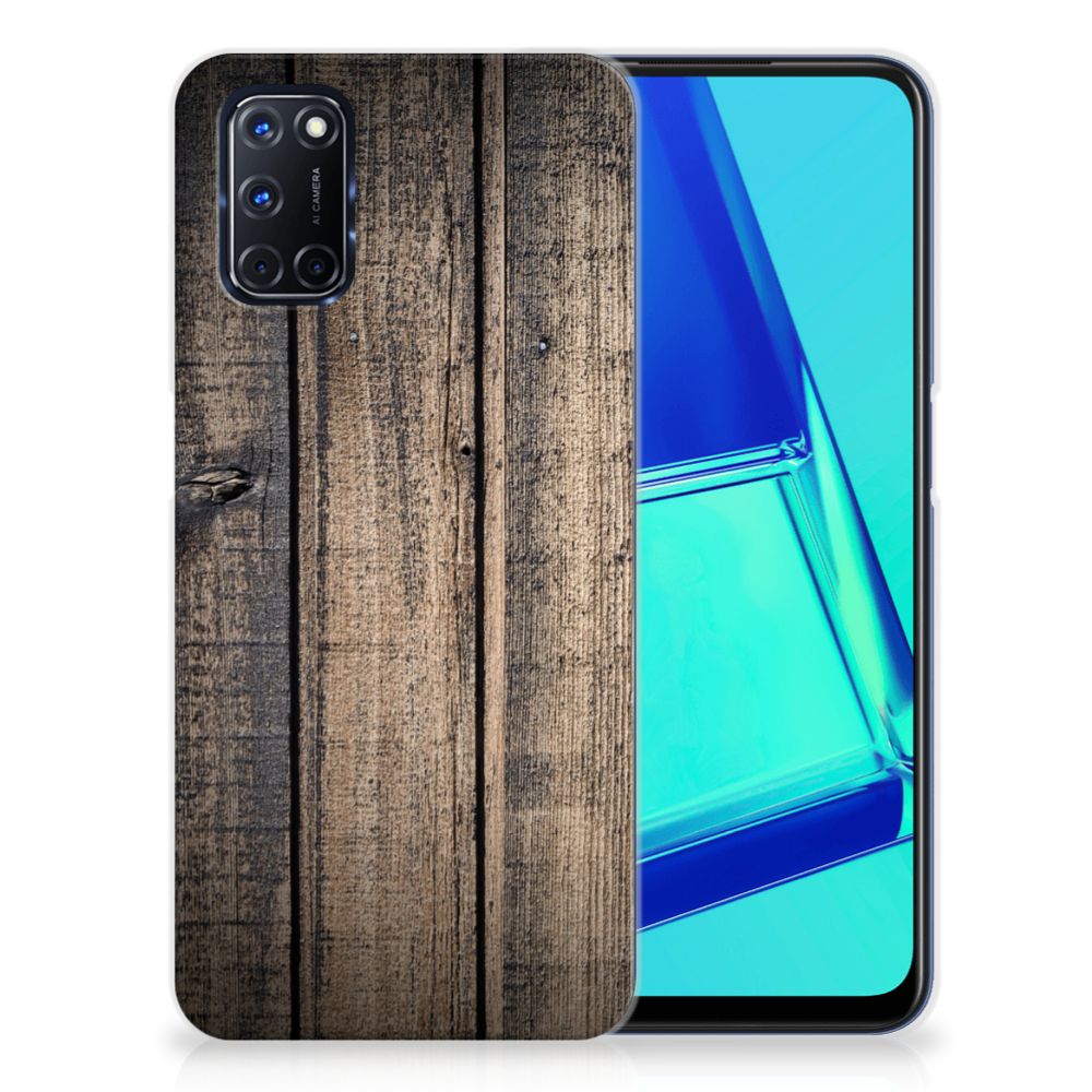 OPPO A52 | A72 Bumper Hoesje Steigerhout B2C Telecom