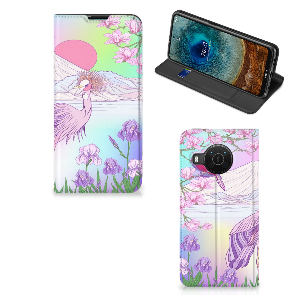 Nokia X20 | X10 Hoesje maken Bird - B2C Telecom