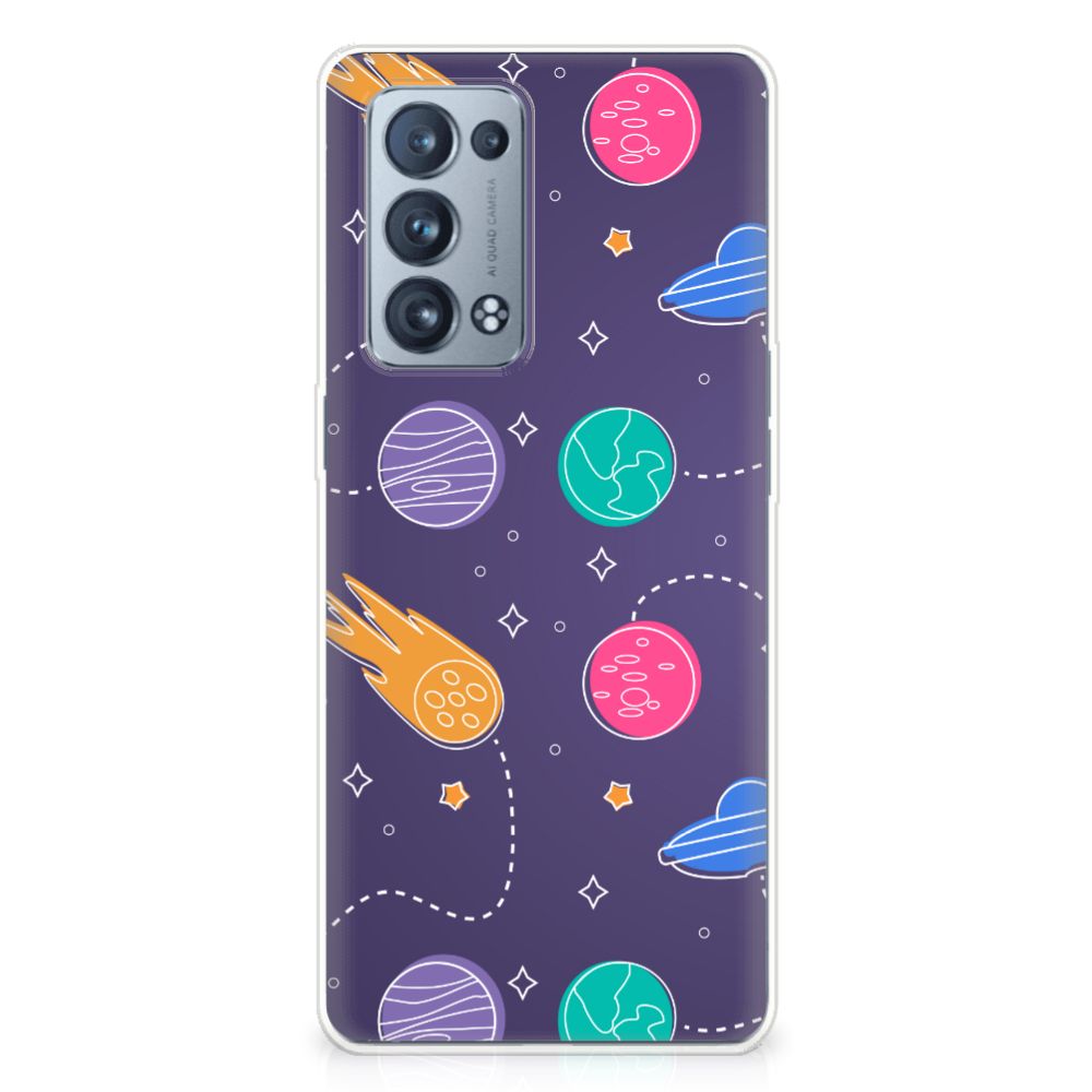 OPPO Reno 6 Pro Plus 5G Silicone Back Cover Space