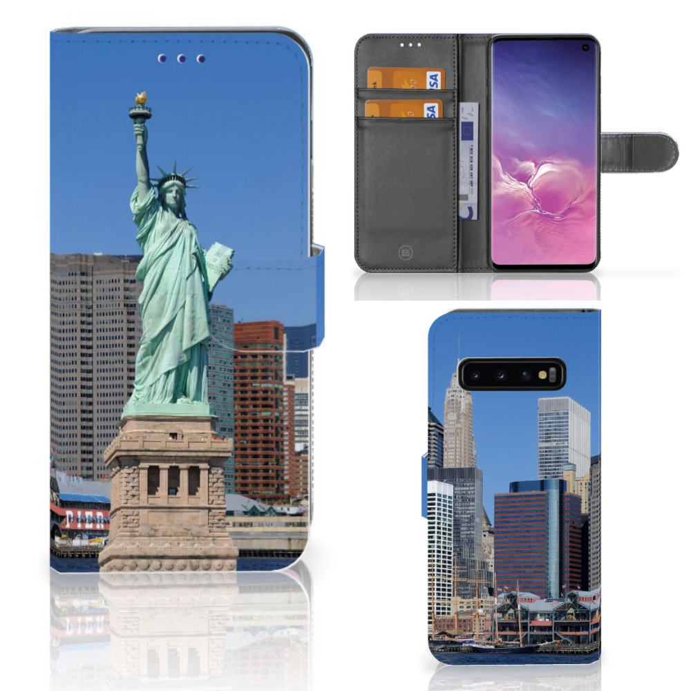 Samsung Galaxy S10 Flip Cover Vrijheidsbeeld
