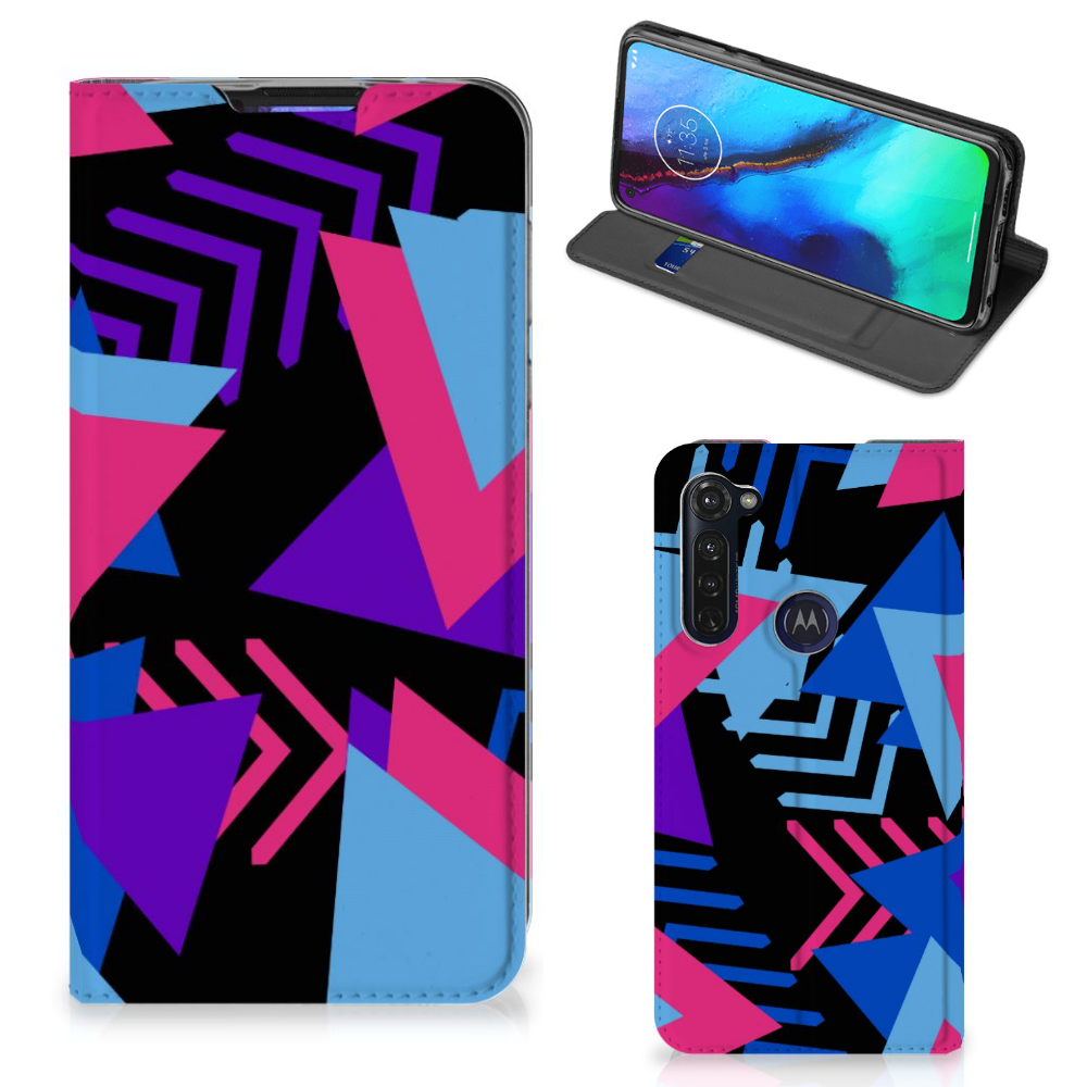 Motorola Moto G Pro Stand Case Funky Triangle - B2C Telecom