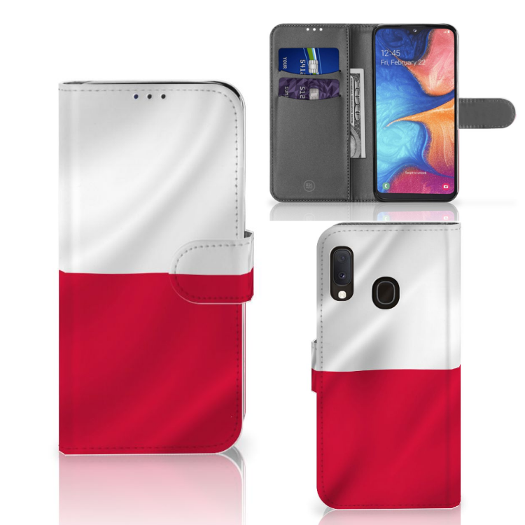 Samsung Galaxy A20e Bookstyle Case Polen