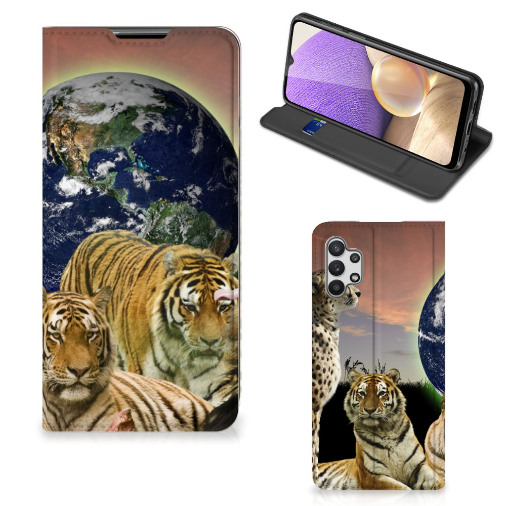 Samsung Galaxy A32 5G Hoesje maken Roofdieren - B2C Telecom