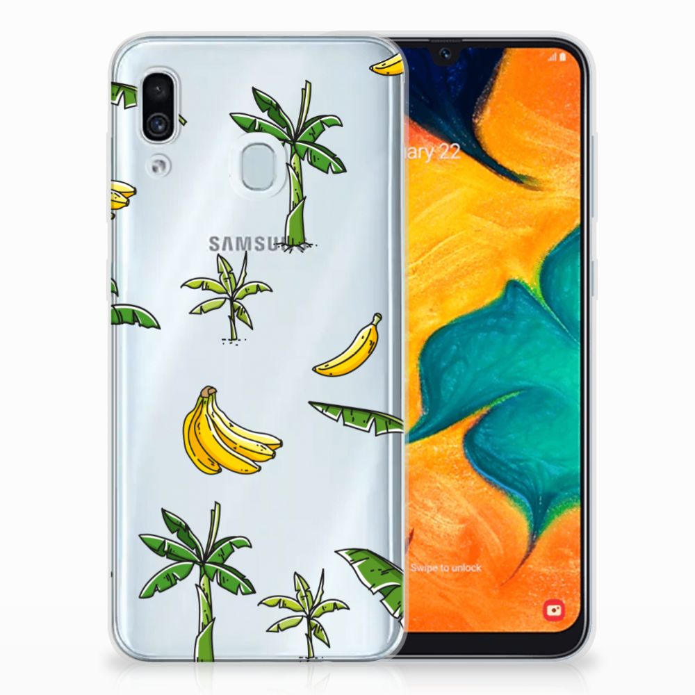 Samsung Galaxy A30 TPU Case Banana Tree
