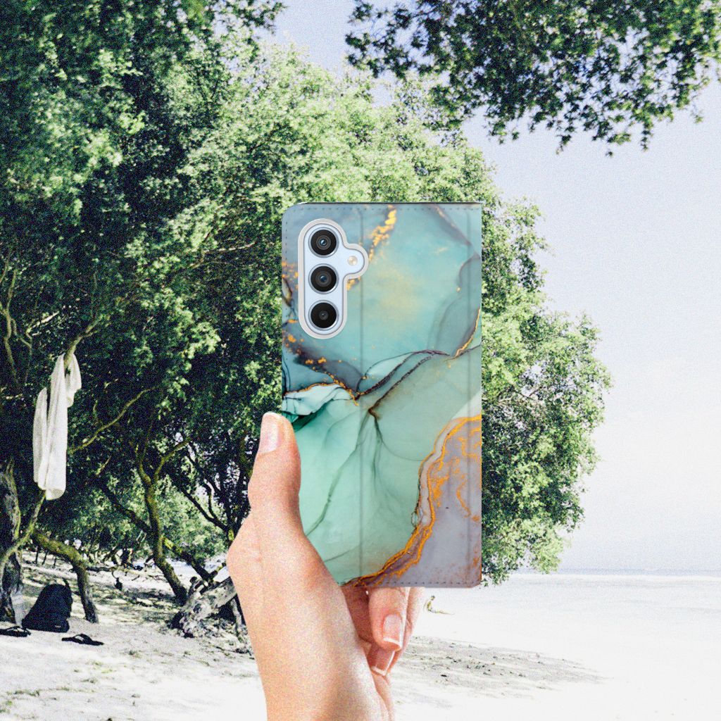 Bookcase voor Samsung Galaxy A54 Watercolor Mix - B2C Telecom