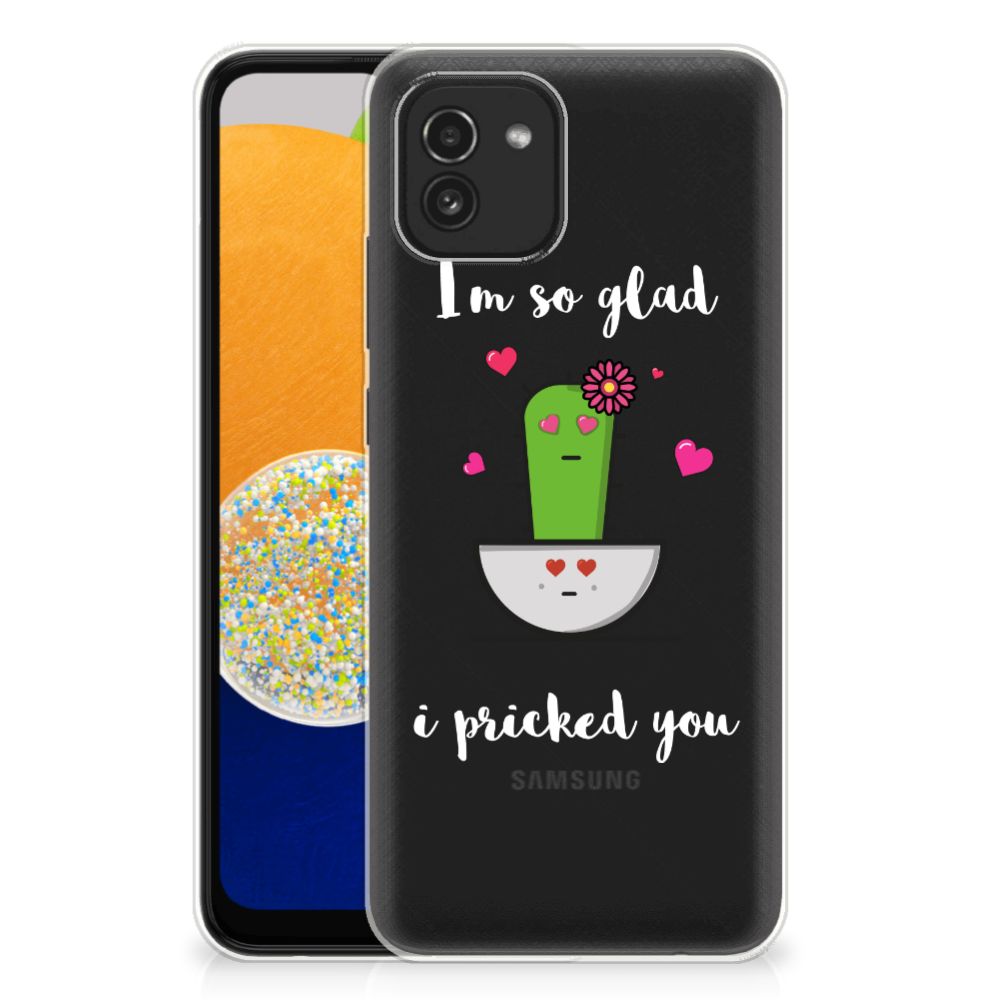 Samsung Galaxy A03 Telefoonhoesje met Naam Cactus Glad B2C Telecom