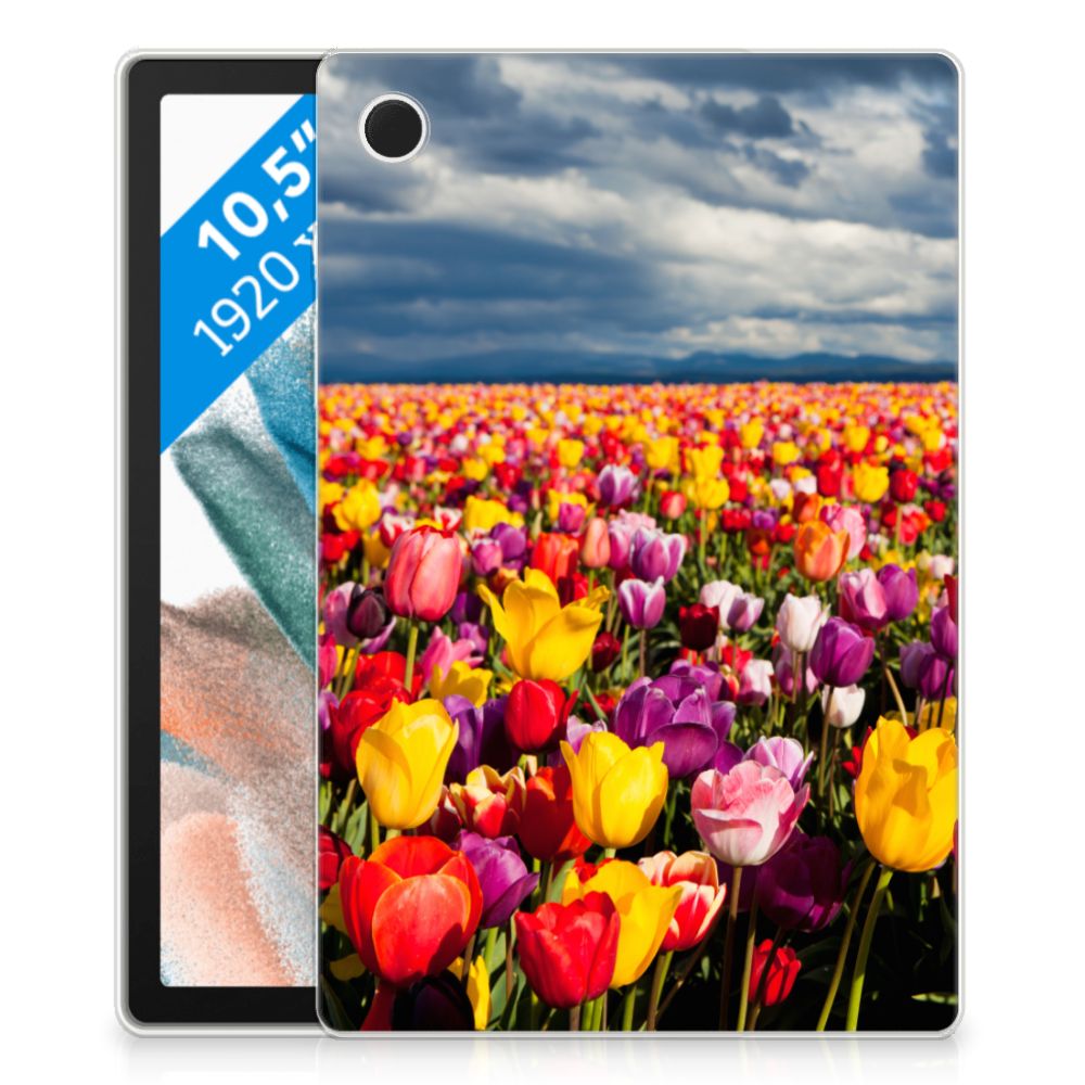 Samsung Galaxy Tab A8 2021/2022 Siliconen Hoesje Tulpen - B2C Telecom
