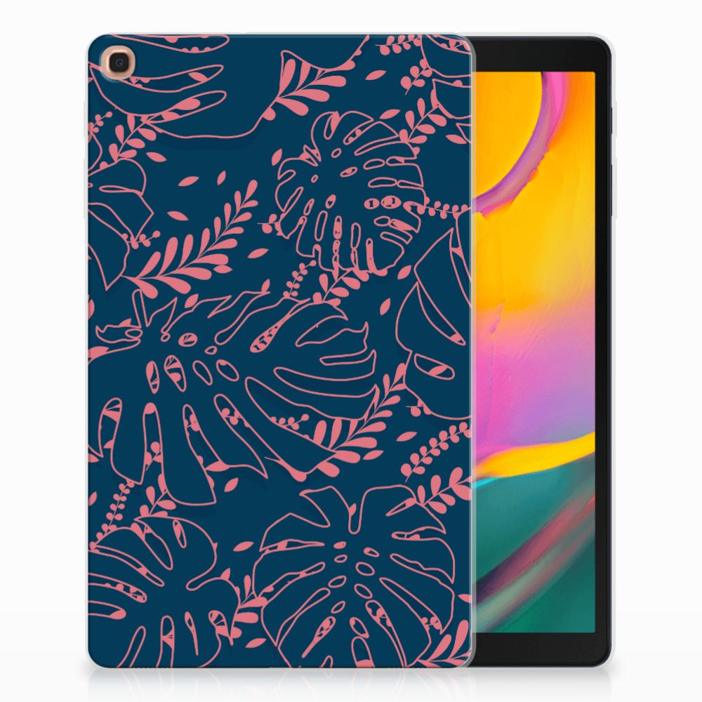 Samsung Galaxy Tab A 10.1 (2019) Siliconen Hoesje Palm Leaves