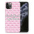 Apple iPhone 11 Pro Silicone-hoesje Flowers Pink DTMP