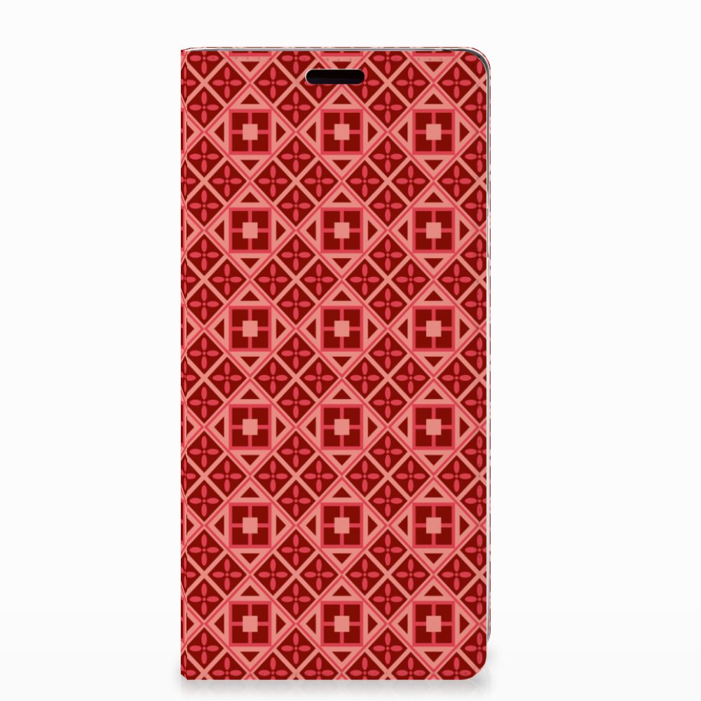 Samsung Galaxy Note 9 Hoesje met Magneet Batik Rood