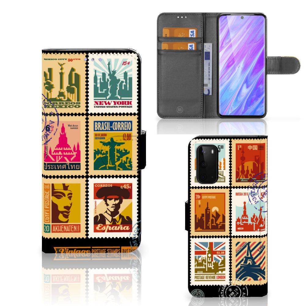 Samsung Galaxy S20 Flip Cover Postzegels