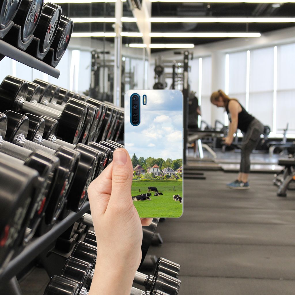 OPPO A91 TPU Hoesje Koeien B2C Telecom