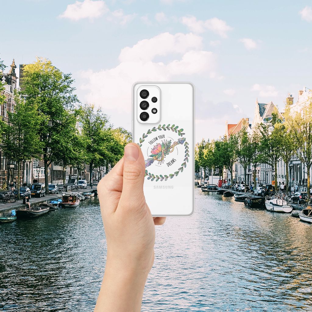 Samsung Galaxy A33 5G Telefoonhoesje met Naam Boho Dreams B2C Telecom