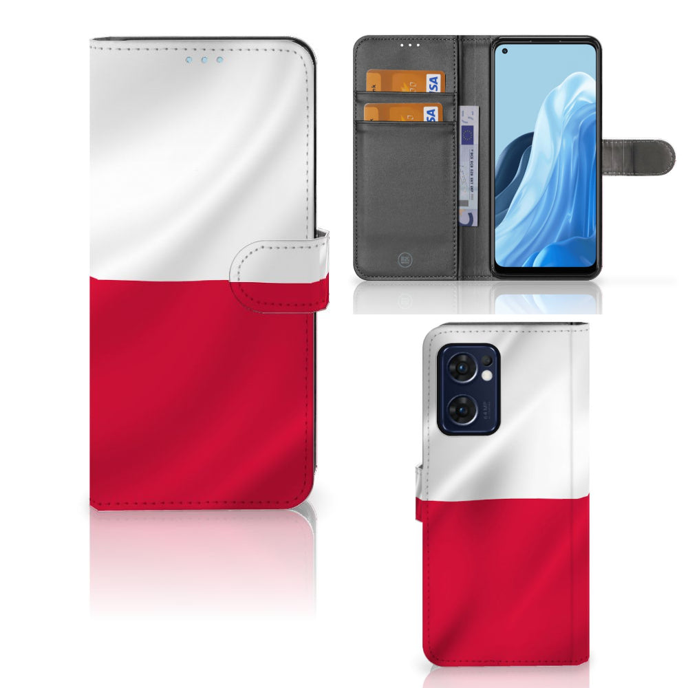 OPPO Find X5 Lite | Reno 7 5G Bookstyle Case Polen
