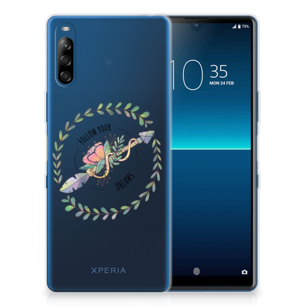 Sony Xperia L4 Telefoonhoesje met Naam Boho Dreams