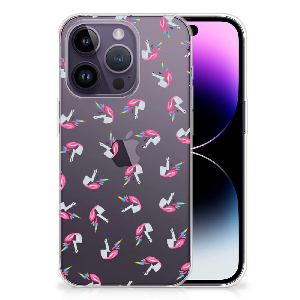 TPU bumper voor Apple iPhone 14 Pro Unicorns B2C Telecom