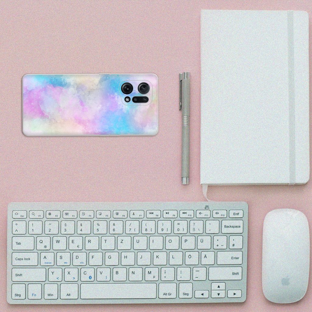 Hoesje maken OPPO Find X5 Watercolor Light