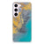Samsung Galaxy S23 TPU Siliconen Hoesje Marble Blue Gold B2C Telecom