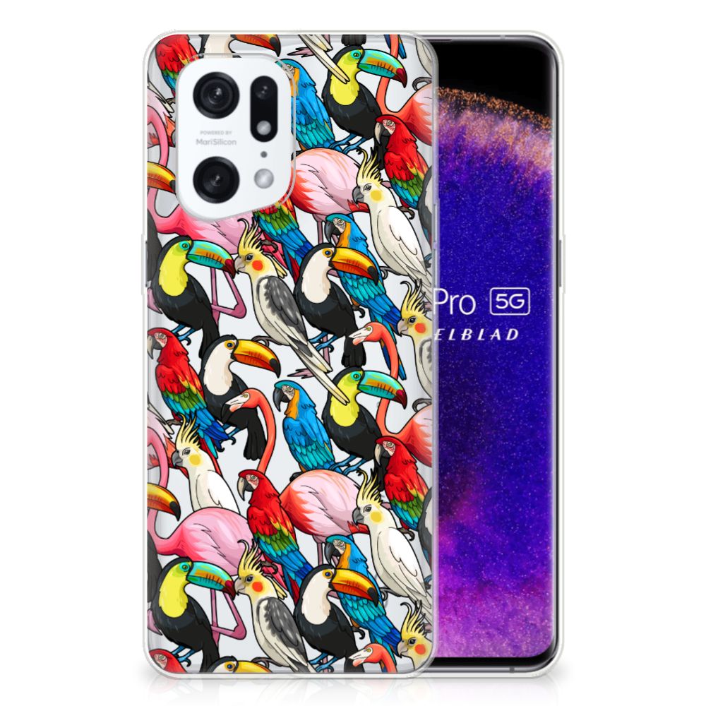 OPPO Find X5 Pro TPU Hoesje Birds B2C Telecom