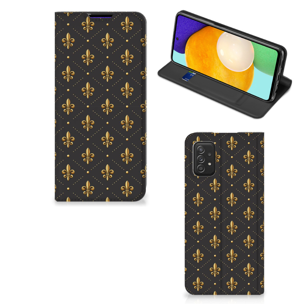 Samsung Galaxy A03s Hoesje met Magneet Franse Lelie - B2C Telecom