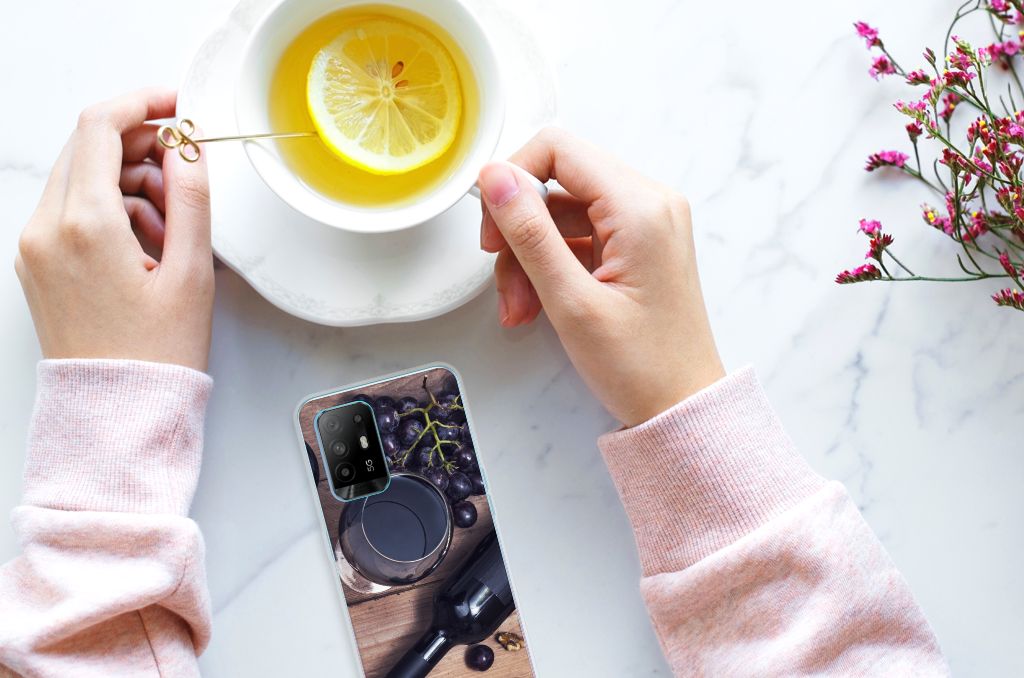 OPPO A94 5G | Reno5 Z Siliconen Case Wijn B2C Telecom