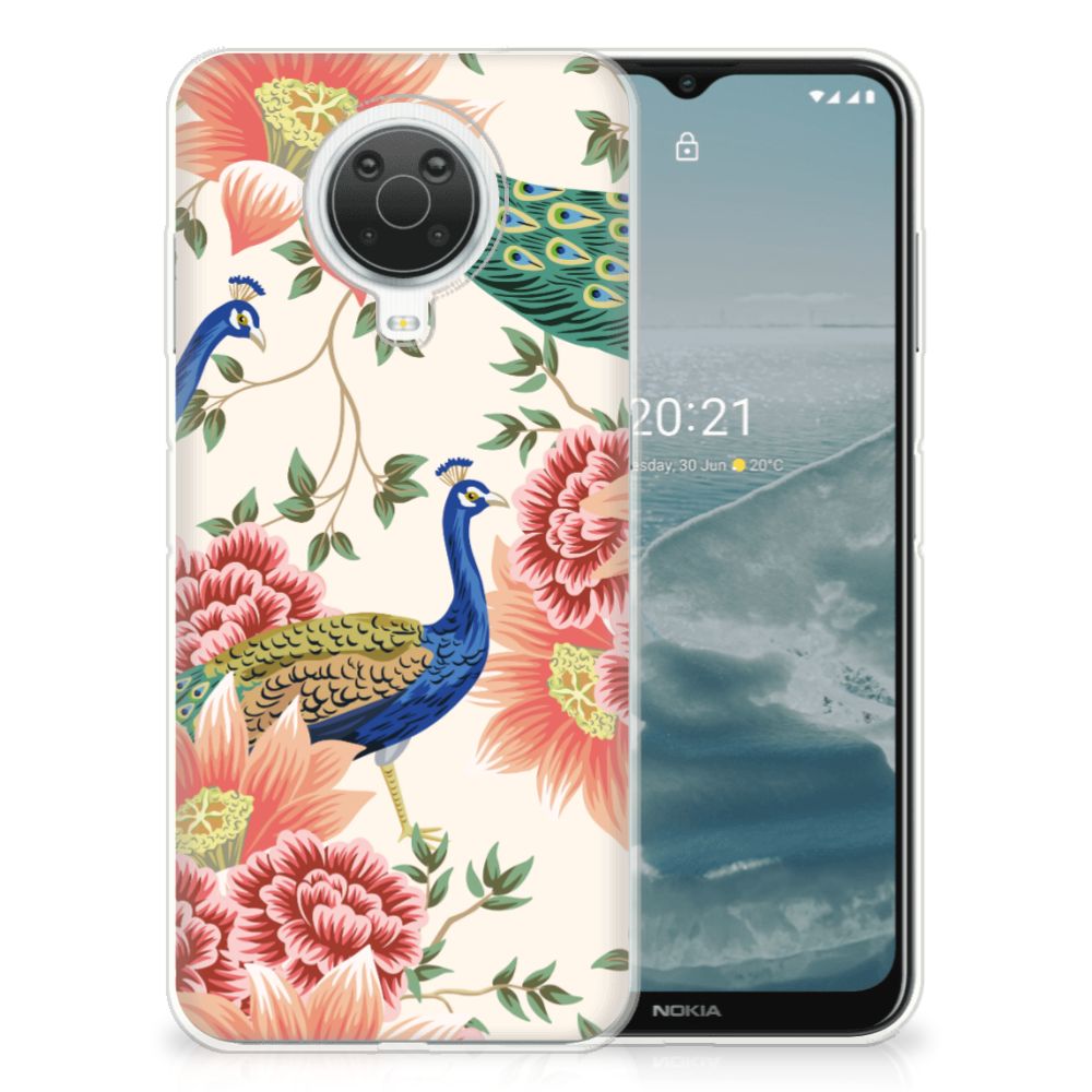 TPU Hoesje voor Nokia G20 | G10 Pink Peacock B2C Telecom