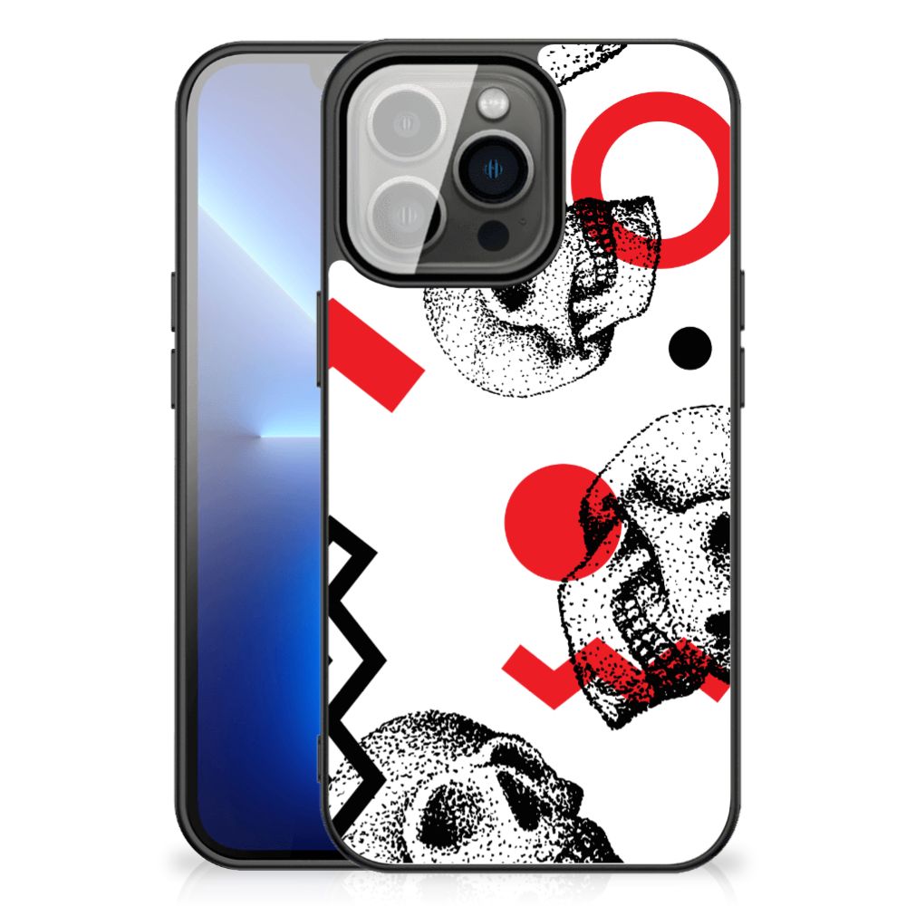 Telefoonhoesje iPhone 13 Pro Max Skull Red B2C Telecom