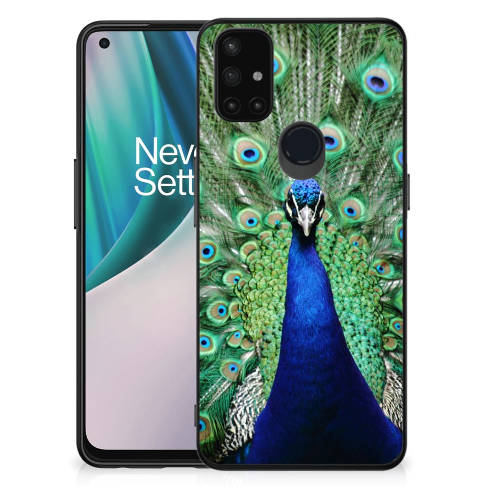 OnePlus Nord N10 5G Dierenprint Telefoonhoesje Pauw