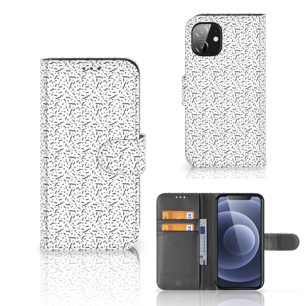 Apple iPhone 12 Mini Telefoon Hoesje Stripes Dots