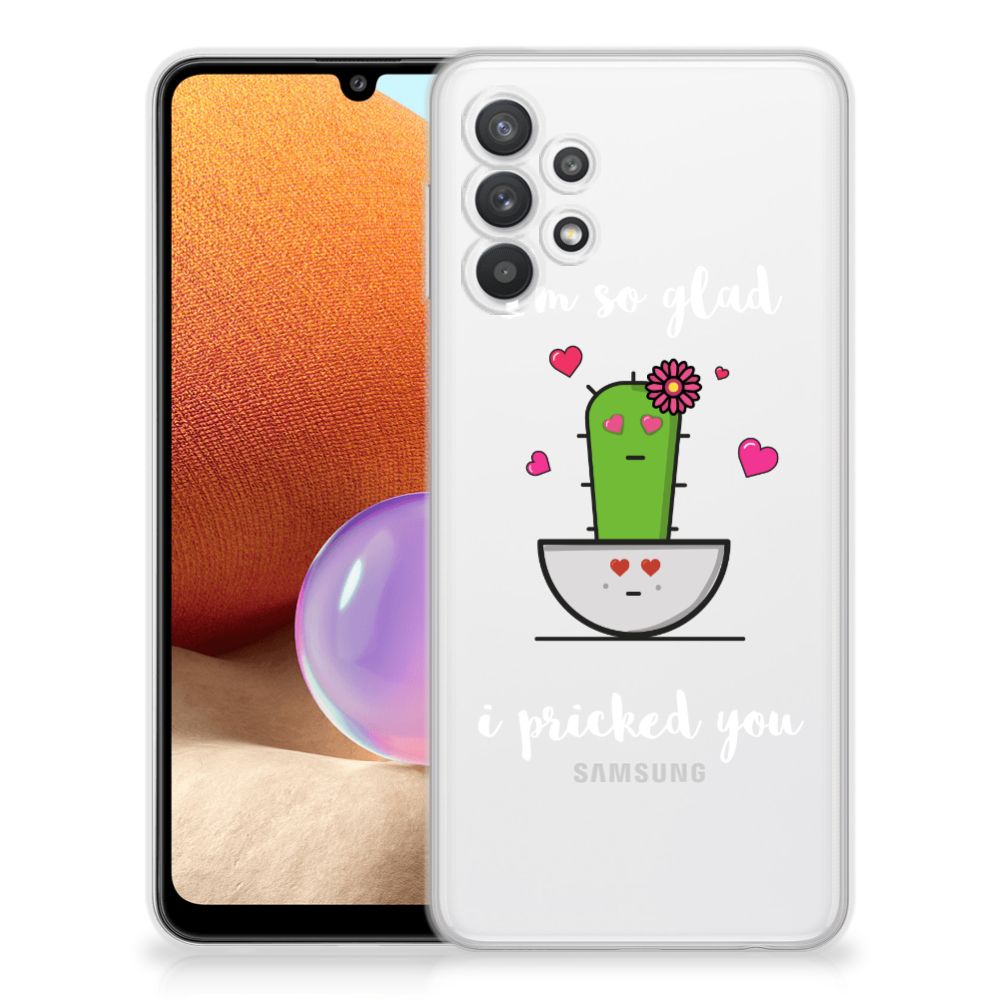 Samsung Galaxy A32 4G | A32 5G Enterprise Editie Telefoonhoesje met Naam Cactus Glad B2C Telecom