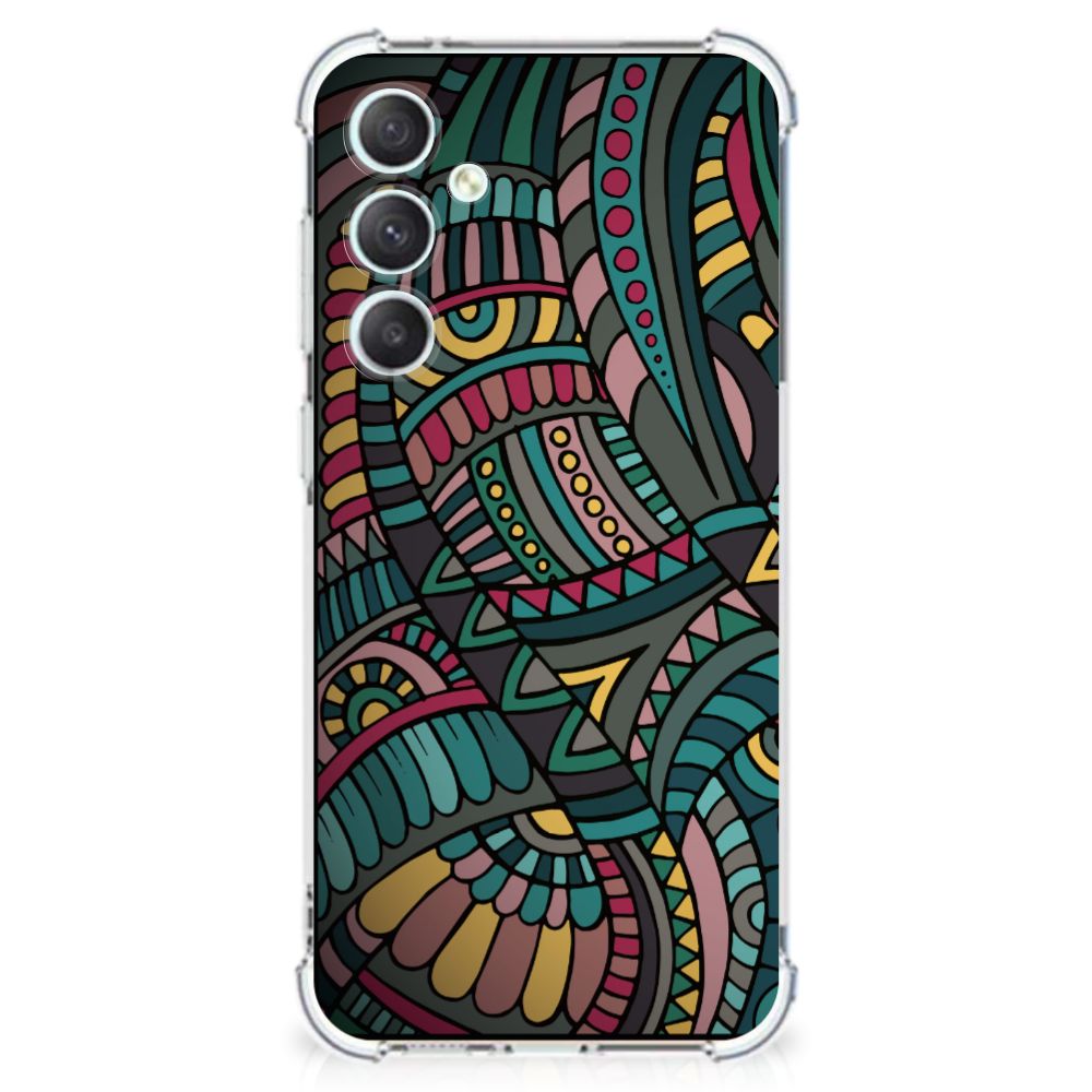 Samsung Galaxy S23 FE Doorzichtige Silicone Hoesje Aztec B2C Telecom