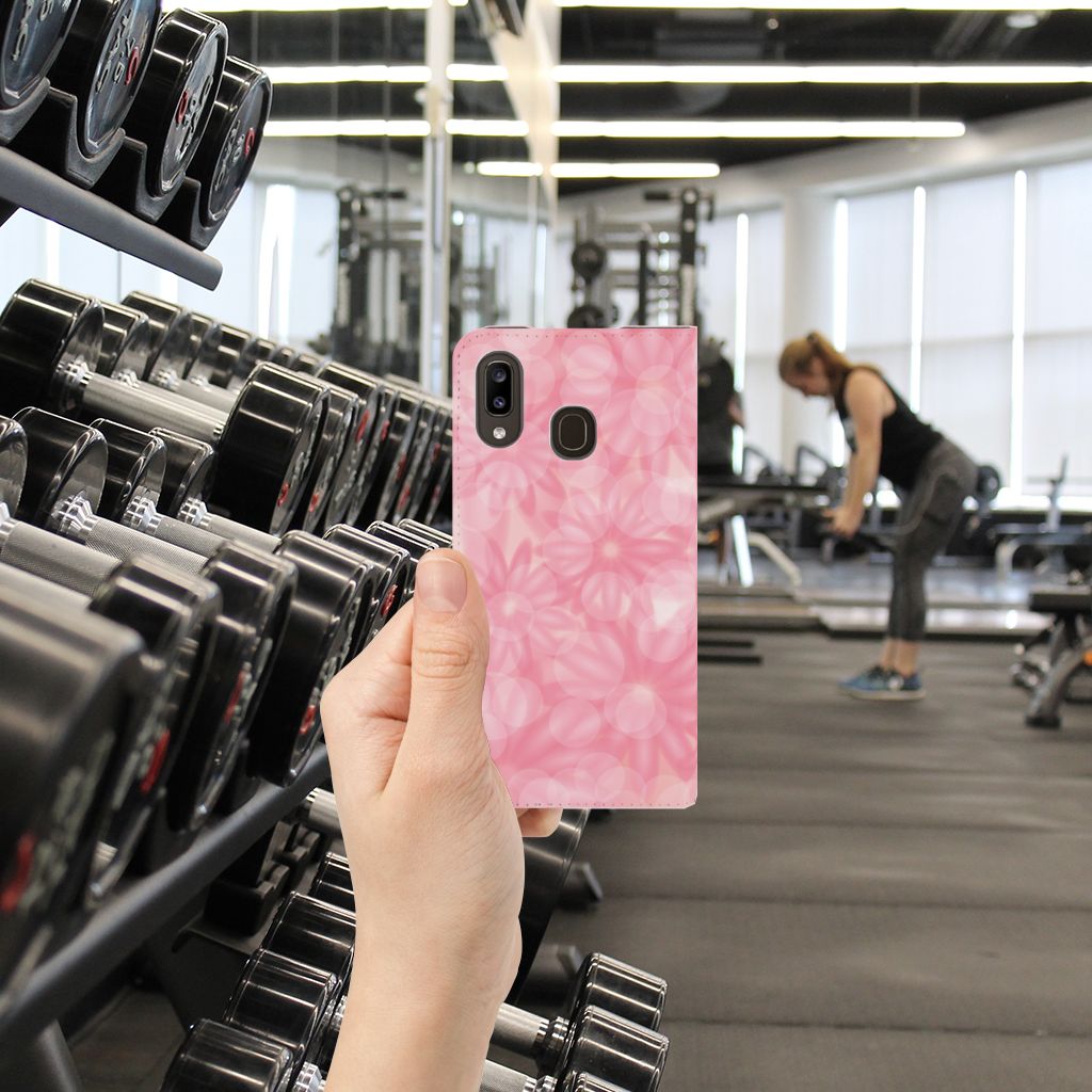Samsung Galaxy A30 Smart Cover Spring Flowers