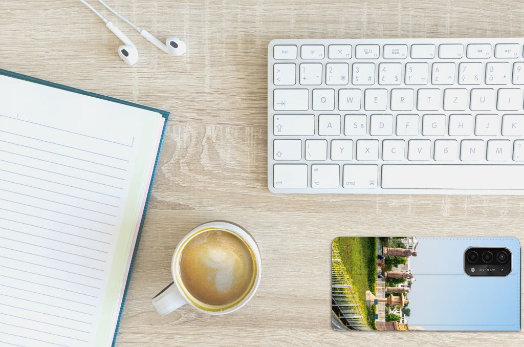 OPPO A54 5G | A74 5G | A93 5G Book Cover Boeddha - B2C Telecom