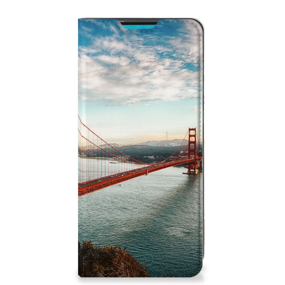 Samsung Galaxy A73 Book Cover Golden Gate Bridge - B2C Telecom
