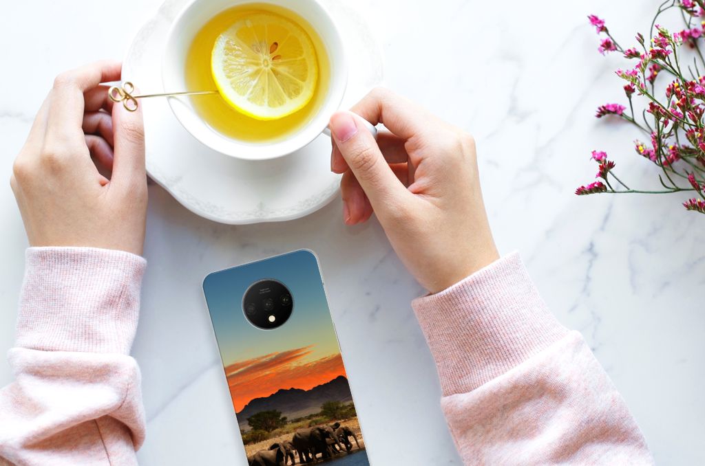 OnePlus 7T TPU Hoesje Olifanten