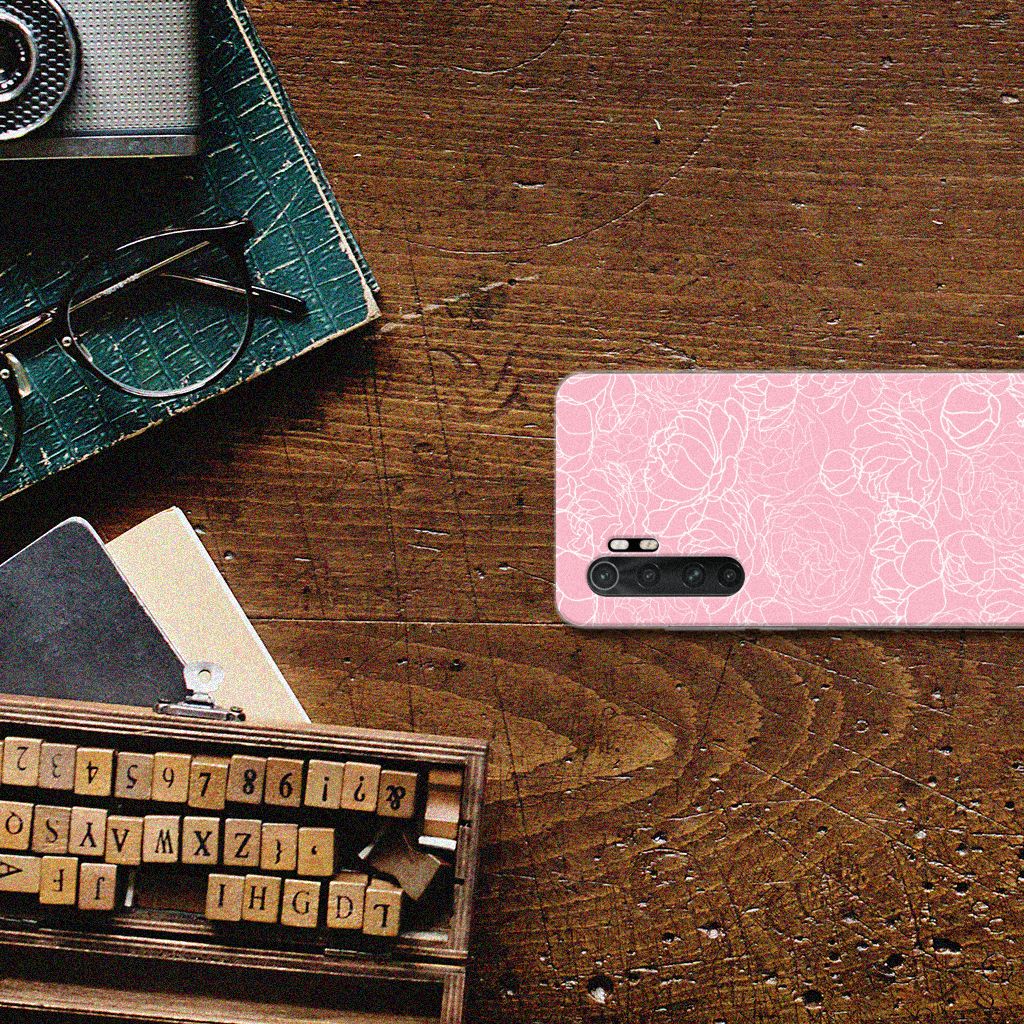 Xiaomi Mi Note 10 Lite TPU Case White Flowers B2C Telecom