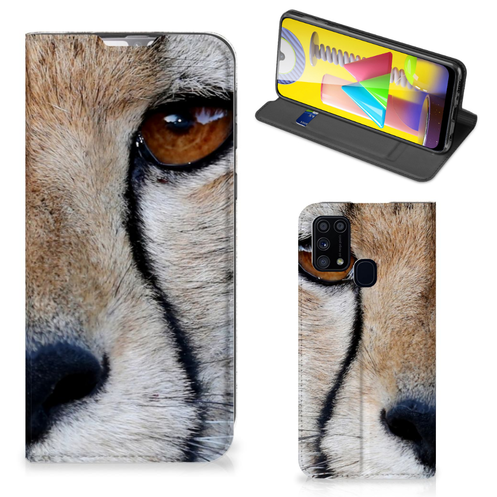 Samsung Galaxy M31 Hoesje maken Cheetah - B2C Telecom