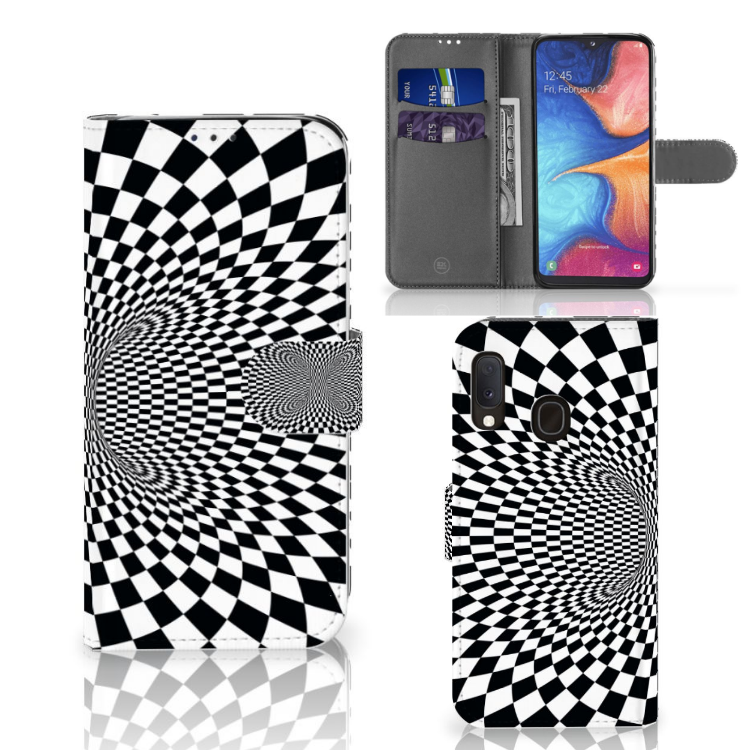 Samsung Galaxy A20e Book Case Illusie