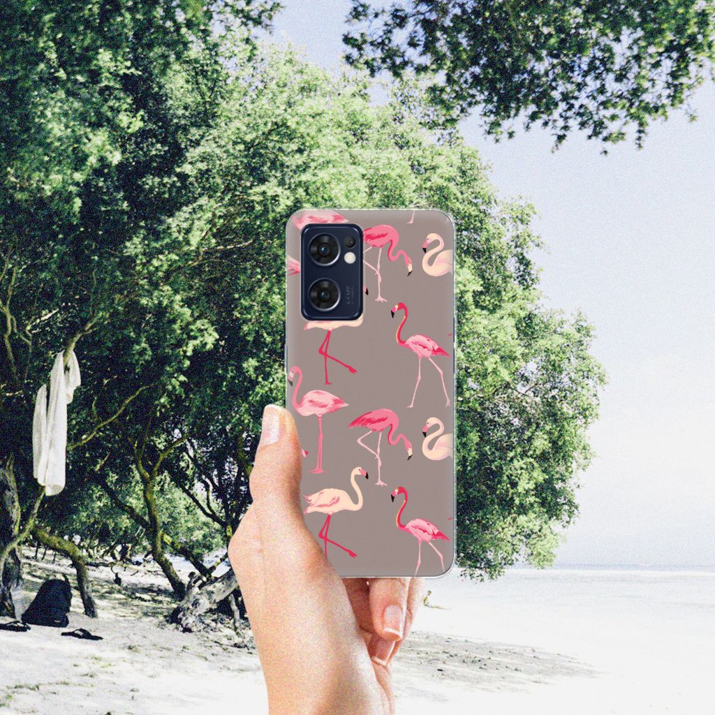 OPPO Reno 7 5G | Find X5 Lite TPU Hoesje Flamingo B2C Telecom
